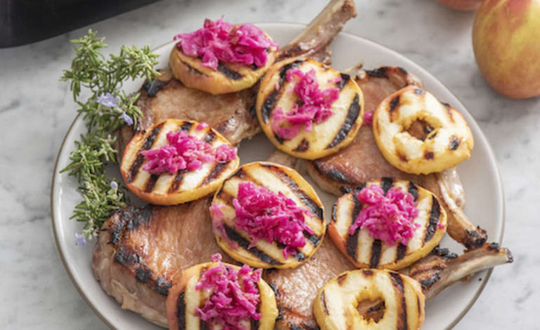 6 fathers day recipes Herb Brined Pork Chops