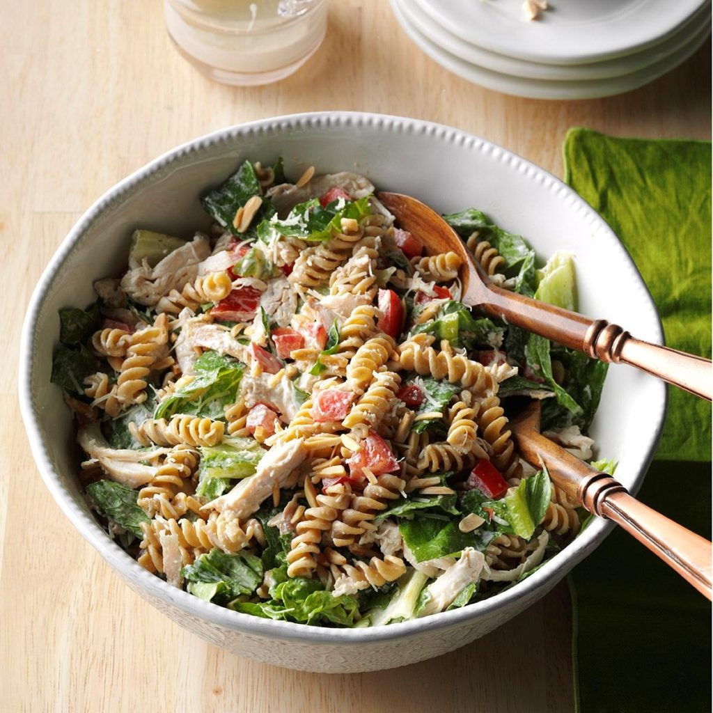 CHICKEN CAESAR PASTA SALAD