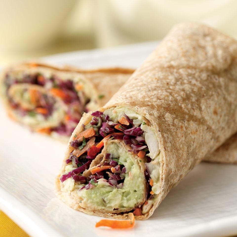 CREAMY AVOCADO WHITE BEAN WRAP