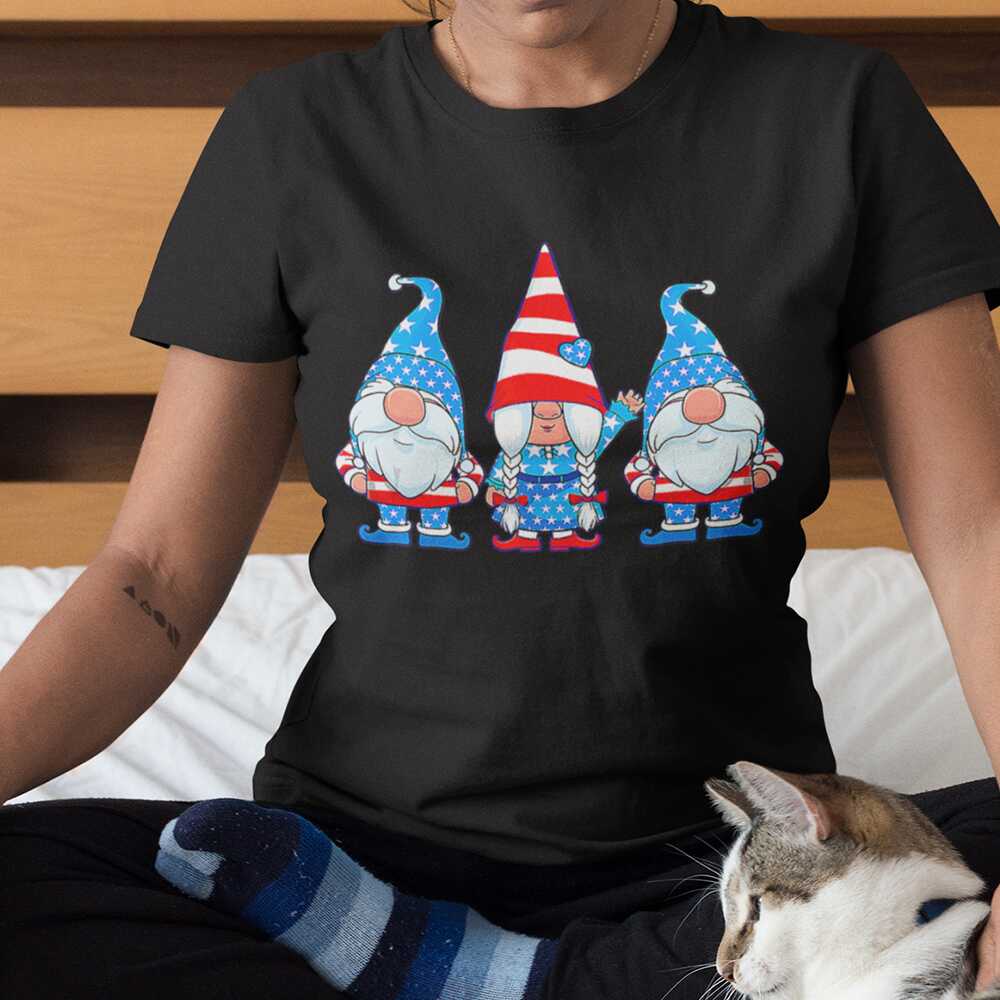 IDM0206020 Patriotic2BGnomes2B4th2BOf2BJuly2BUSA2BAmerican2BFlag2BCute2BGnome2BT Shirt xMxIt