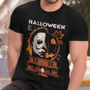 Halloween The Night He Come Home Horror Movie T-shirt