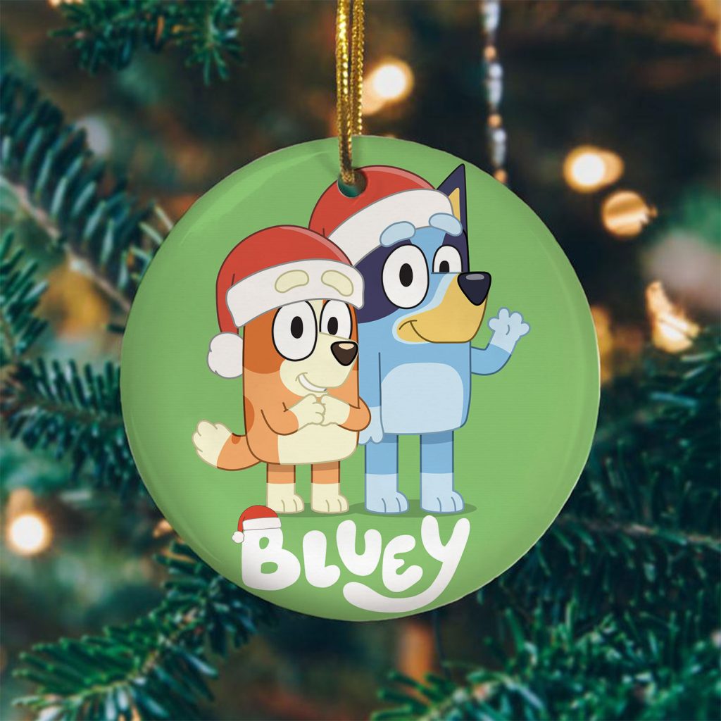 Bluey Bingo Christmas Ornament