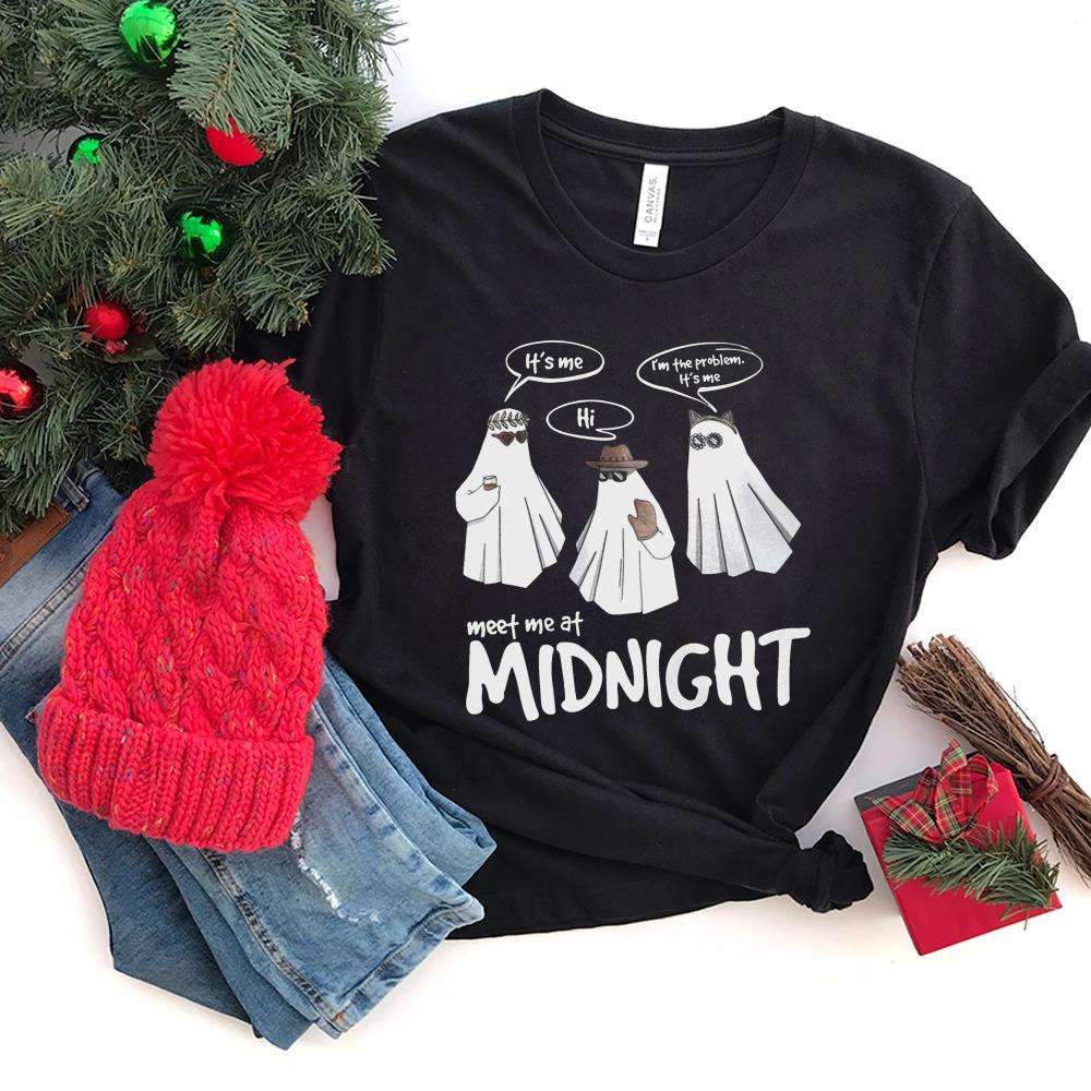 Ghost Meet Me At Midnight T-Shirt Anti-Hero Ghost Meet Me At Midnight T-Shirt Anti-Hero