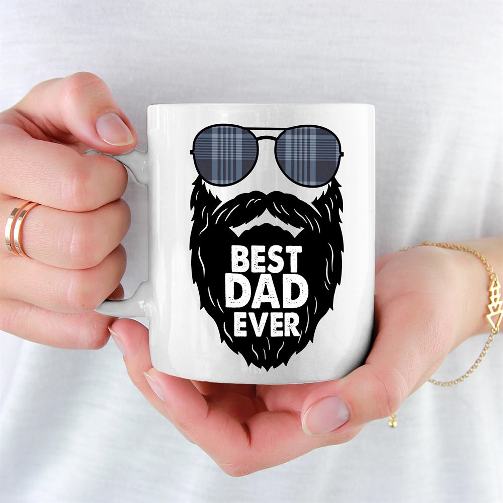 Best Dad Ever Beard Coffee Mug Best Dad Ever Beard Coffee Mug