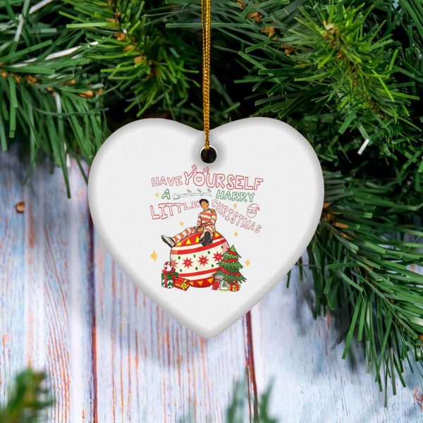 Have Yourself A Harry Little White Christmas Ornament