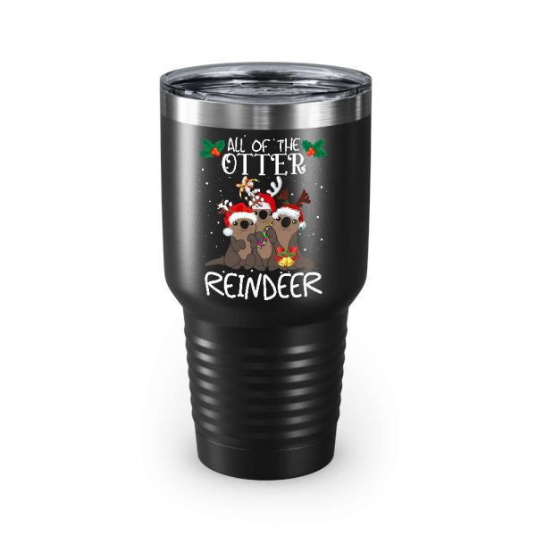 All Of The Otter Reindeer Christmas Tumbler